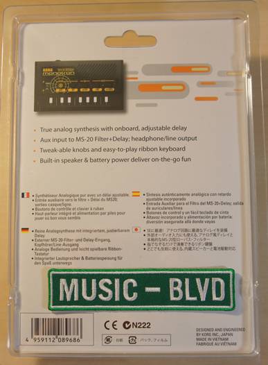 Korg Monotron Delay Analog Ribbon Synthesizer