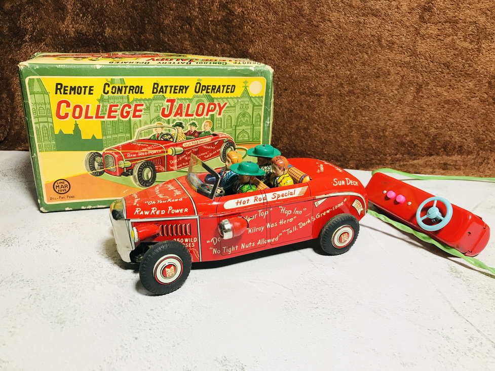 50s Linemar College Jalopy Tin Car