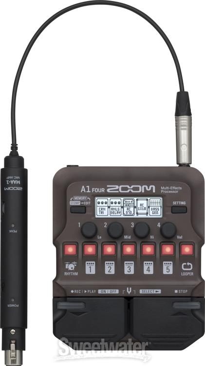 Zoom A1 Four Acoustic Instrument Multi-Effect Processor