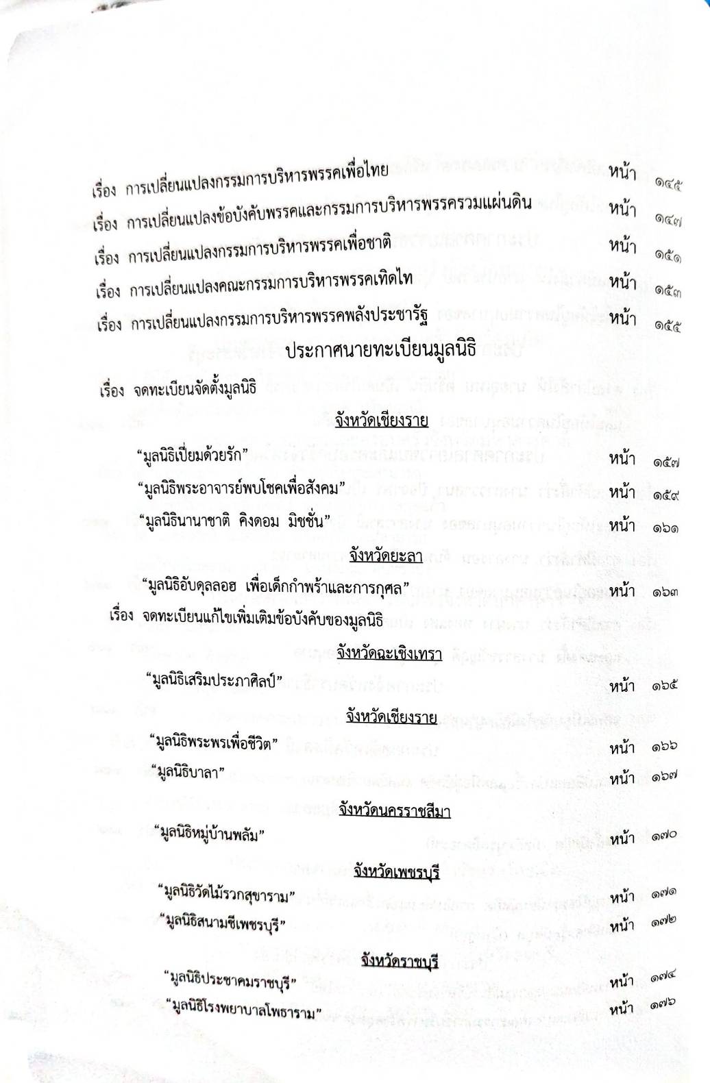 กฎหมายออกใหม่ 30/66 ประกาศกระทรวงการคลัง ฐานะการเงินฯ ประกาศสภาฯ ตั้งคณะกรรมาธิการ ประกาศศาลเยาวชนและครอบครัวกลาง....