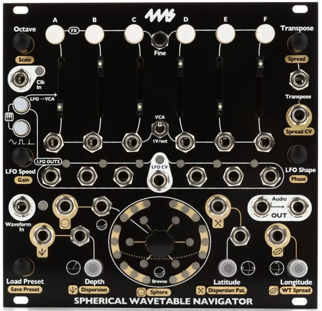 4ms Spherical Wavetable Module Eurorack Module