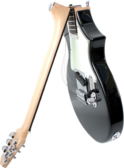 Voyage-Air Guitar TransAxe Telair VET-1 Electric Guitar with Rosewood Fingerboard Black