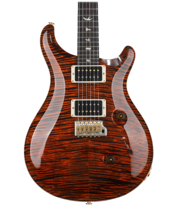 PRS Custom 24 Quilt 10-Top Electric Guitar with Pattern Thin Neck