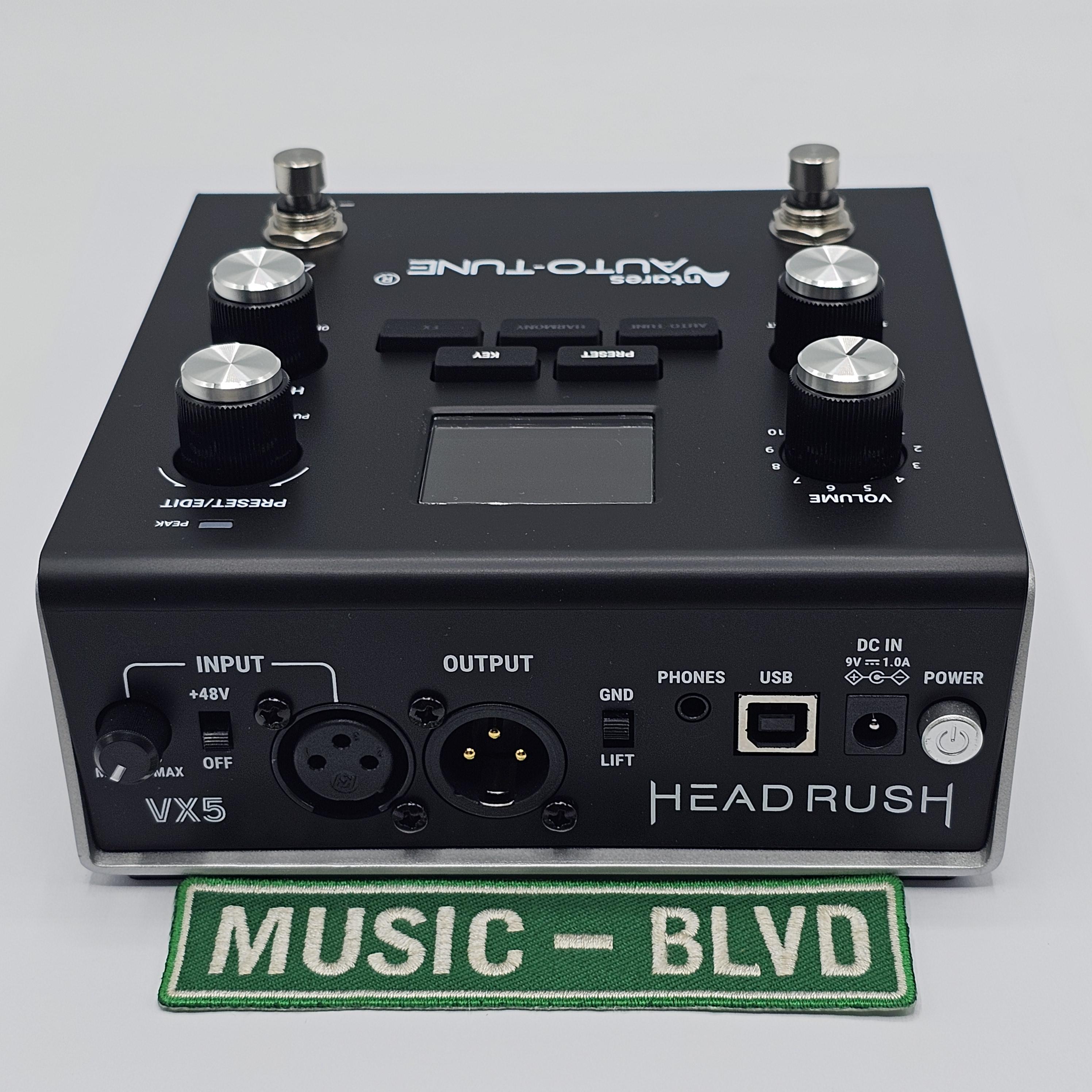 HeadRush VX5 AUTOTUNE Vocal Effects Pedal for Singers with Antares AutoTune