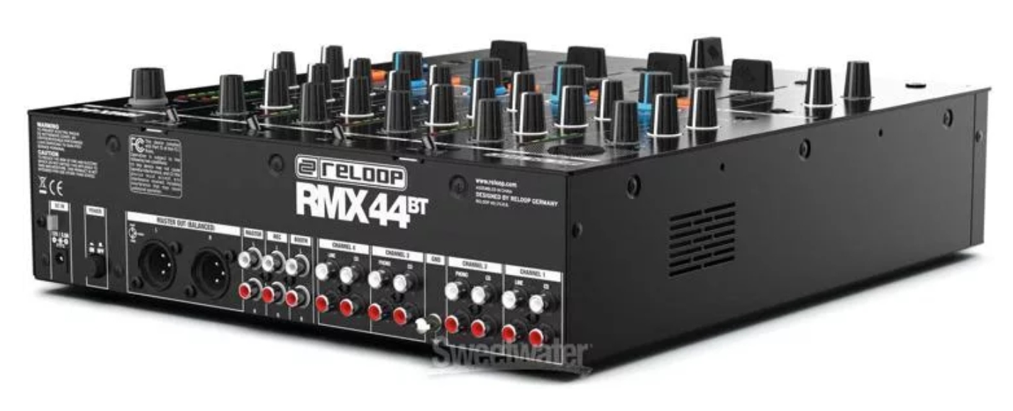 Reloop RMX-44-BT 4-channel Bluetooth DJ Mixer