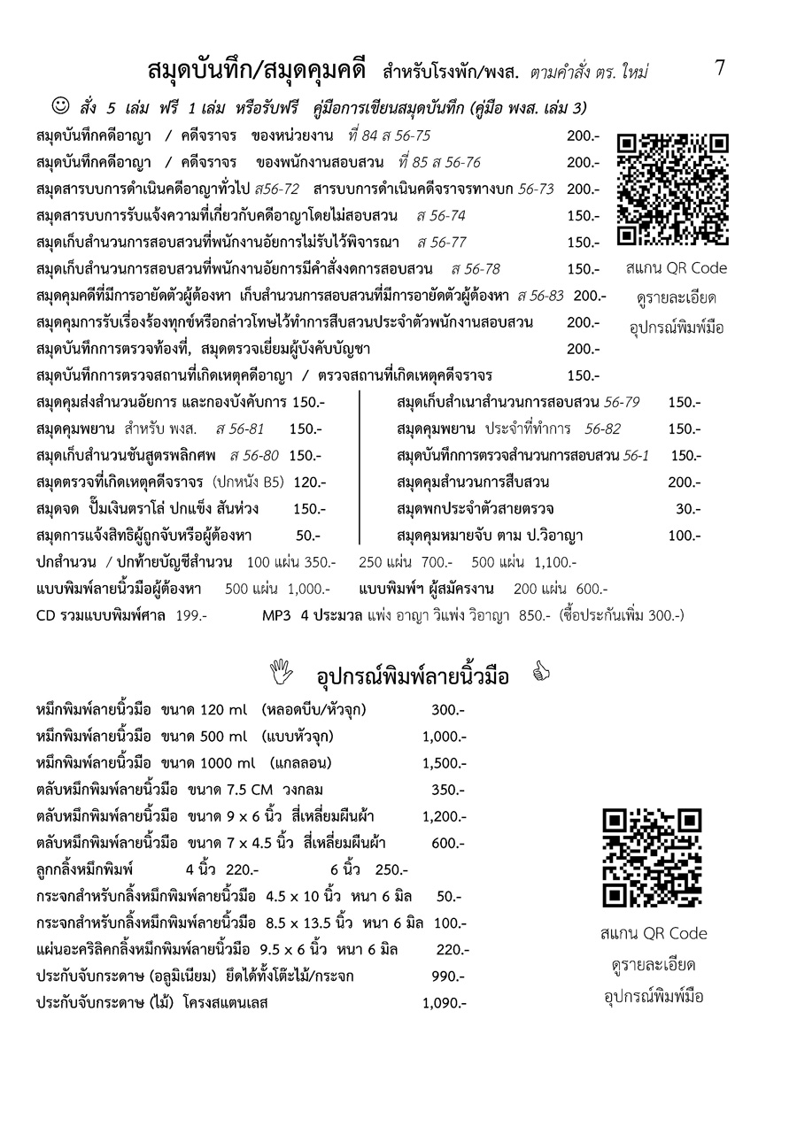 ตู้กฎหมายประจำโรงพัก (69 item)