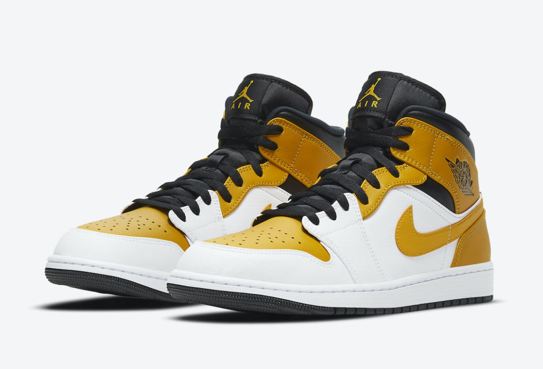Nike Air Jordan 1 Mid University Gold