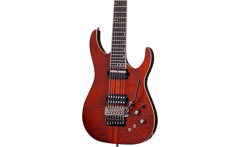 Schecter Guitar Research Banshee Elite-7 FR-S 7-String Electric Guitar Cats Eye Pearl