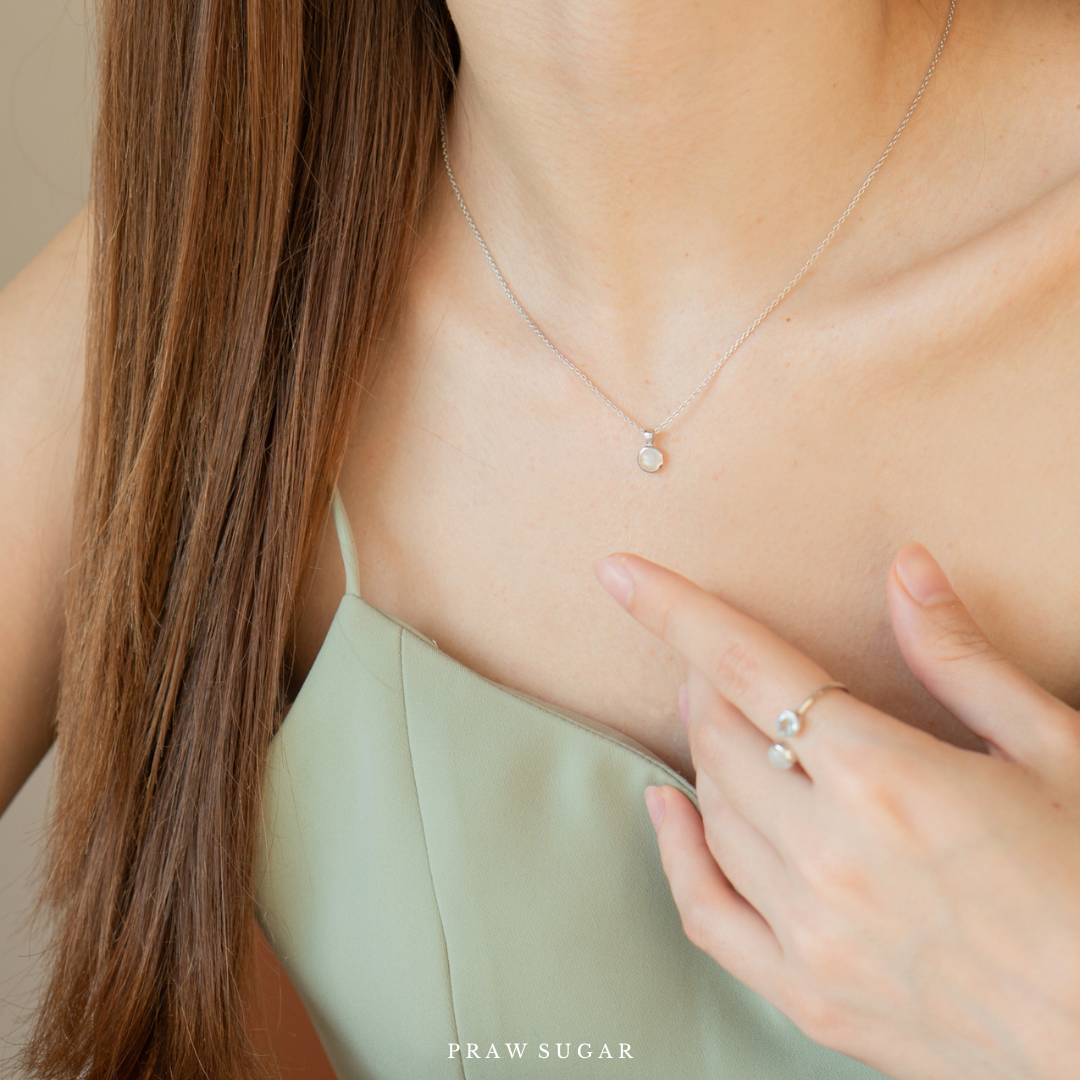 Double Gemstone Ring - แหวนหินแท้ แหวนพลอยแท้ 2 ฝั่ง (เรือนเงินแท้)