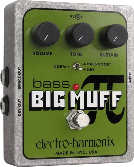 Electro-Harmonix Bass Big Muff Pi Distortion Effects Pedal