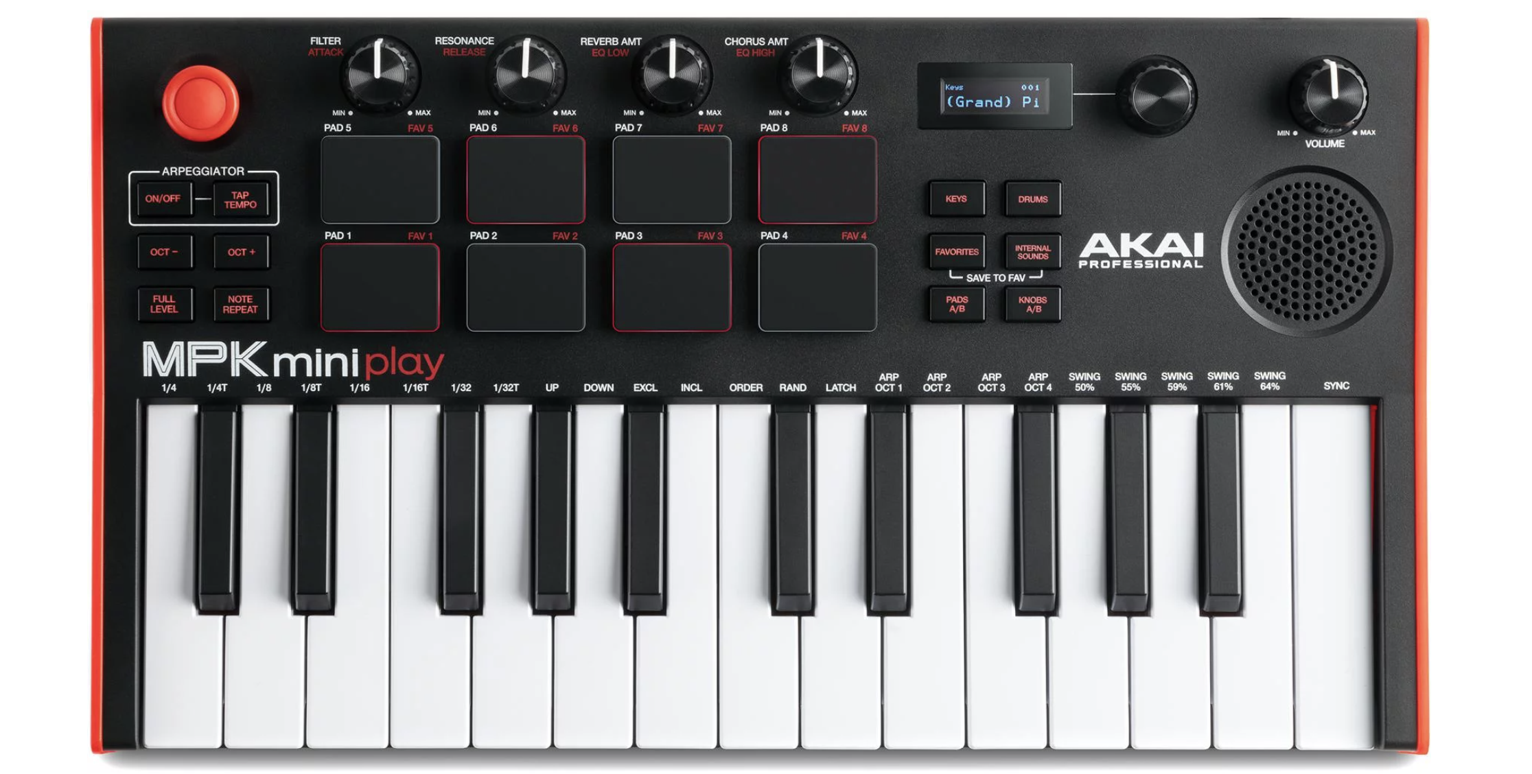 Akai Professional MPK Mini Play MK3 25-key Portable Keyboard and MIDI Controller