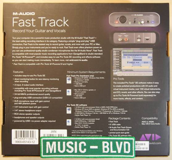 M-Audio Fast Track MKII USB Audio Interface