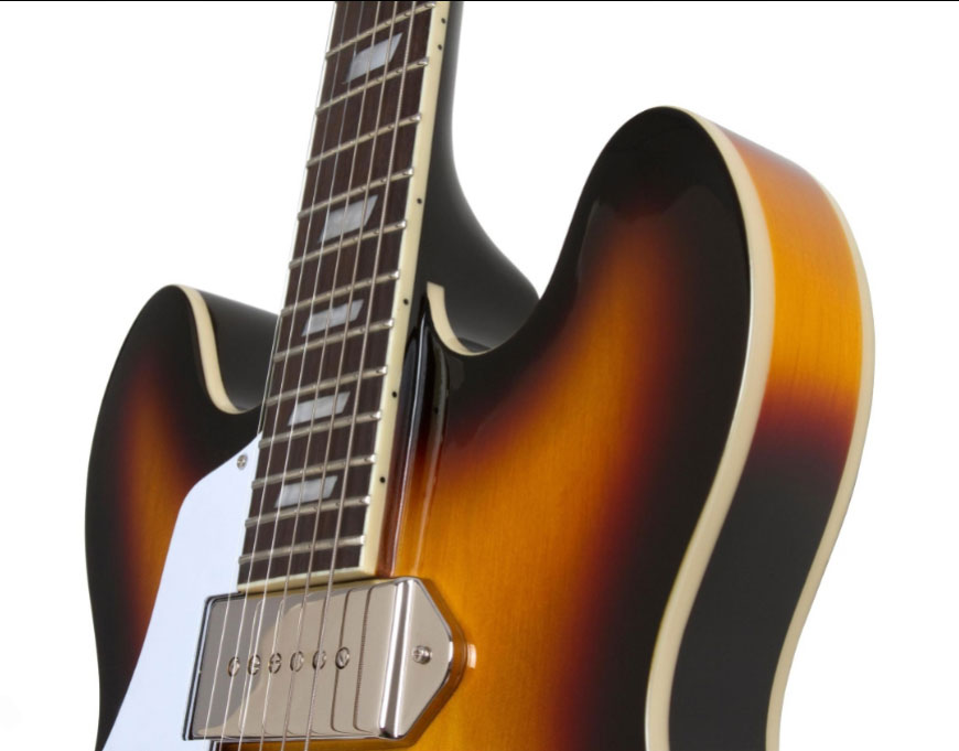 Epiphone Limited Edition Casino Left Handed Hollowbody Electric Guitar Vintage Sunburst