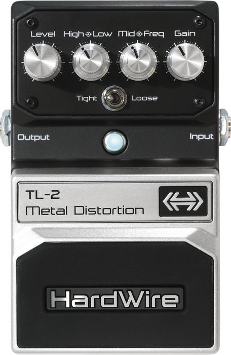 DigiTech HardWire Series TL-2 Metal Distortion Guitar Effects Pedal