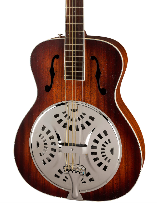 Fender Paramount PR-180E Acoustic-Electric Resonator Guitar Aged Cognac Burst