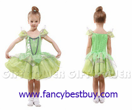 ชุดเจ้าหญิงน้อยแฟนซีเด็ก หรือ Green Angel/Fairy สีเขียว ขนาด L, XL