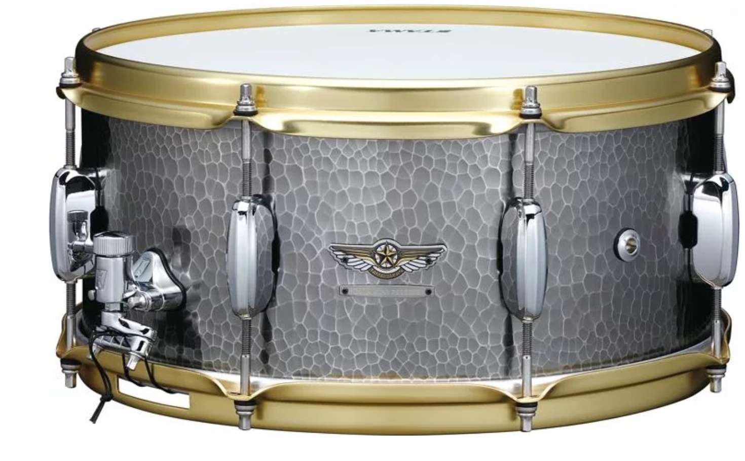 Tama STAR Reserve Hand Hammered Aluminum Snare Drum - 6.5 x 14 inch