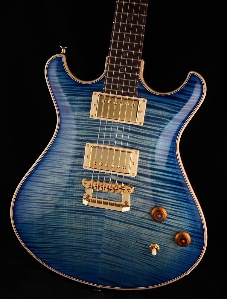 Knaggs Guitars Influence Keya Tier 2 in Blue Marlin w/ Seth Lovers pickups