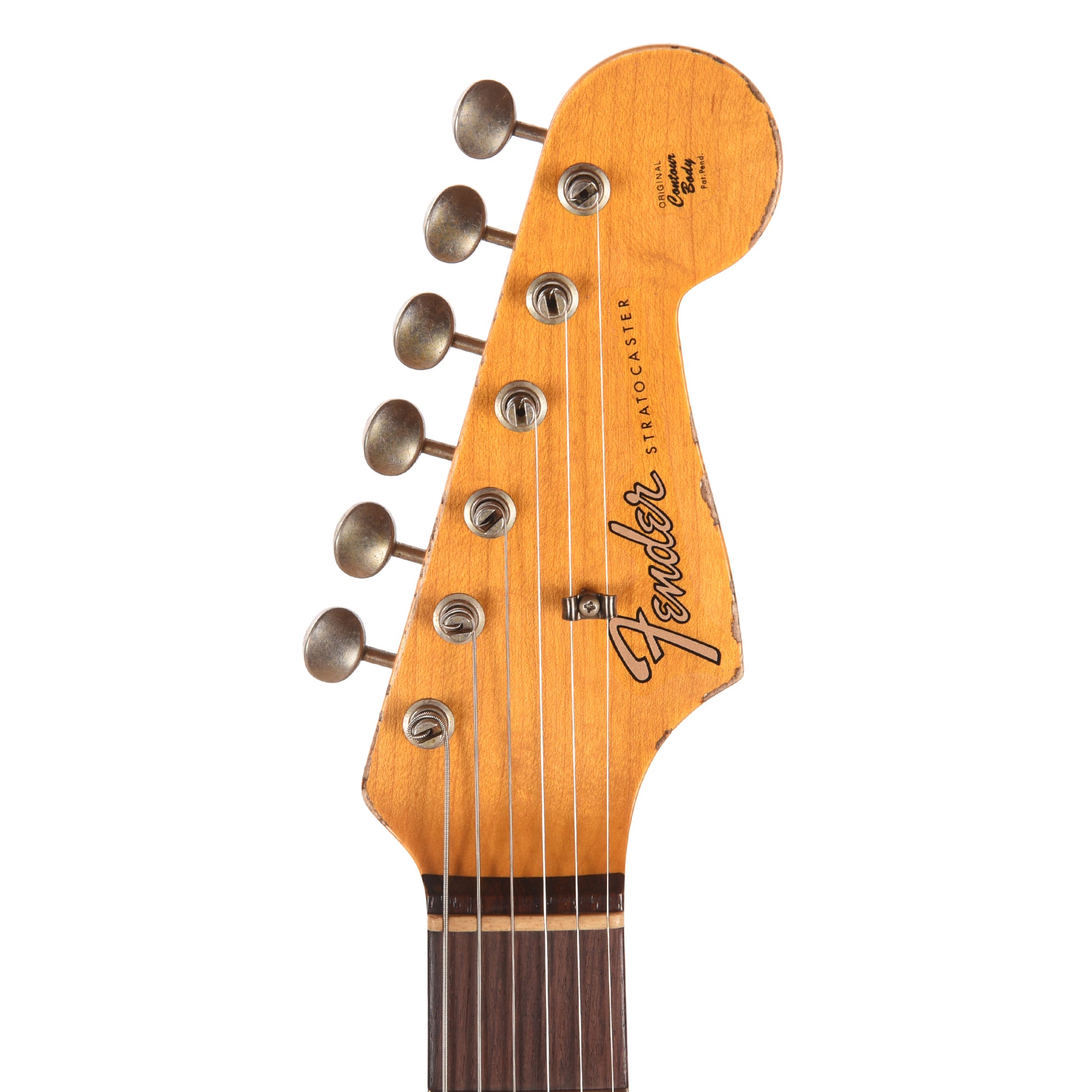 Fender Custom Shop Limited Edition Hotshot Stratocaster Aged Lake Placid Blue Sparkle over Aged Candy Tangerine Sparkle Heavy Relic