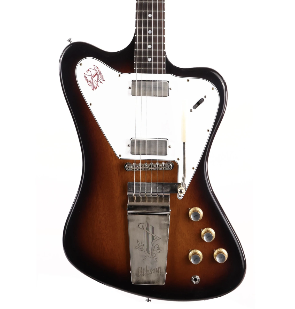 Gibson Custom Shop 1965 Non-Reverse Firebird V w/ Maestro Vibrola VOS Vintage Sunburst