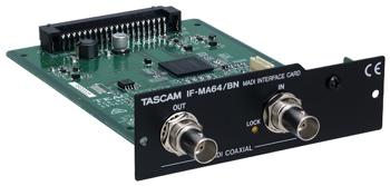 TASCAM IF-MA64/BN MADI Interface Card for TASCAM DA-6400 Multitrack Recorder - BNC