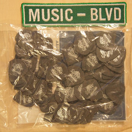 Dunlop Tortex Pitch Black Jazz III Guitar Picks - 72 Pack