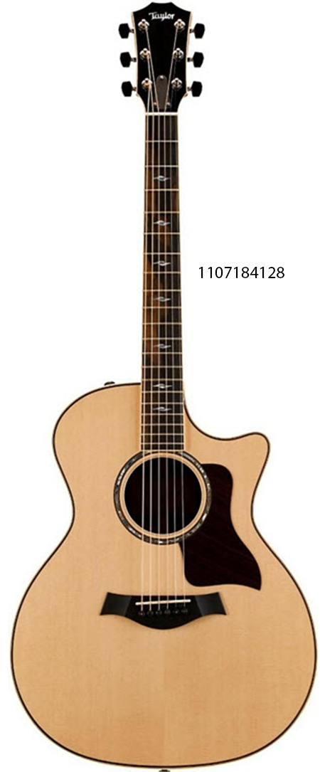 Taylor 814ce Grand Auditorium Cutaway ES2 Acoustic Electric Guitar Natural