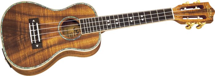 Lanikai Solid AAA Koa Concert Aoustic-Electric Ukulele (Natural Concert size)
