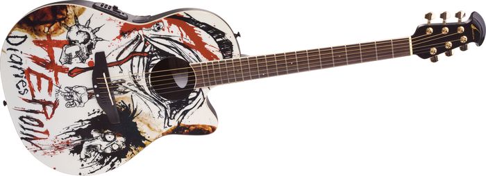 Ovation Celebrity NS28 Nikki Sixx"Heroin Diaries" Acoustic-Electric Guitar Heroin Diaries