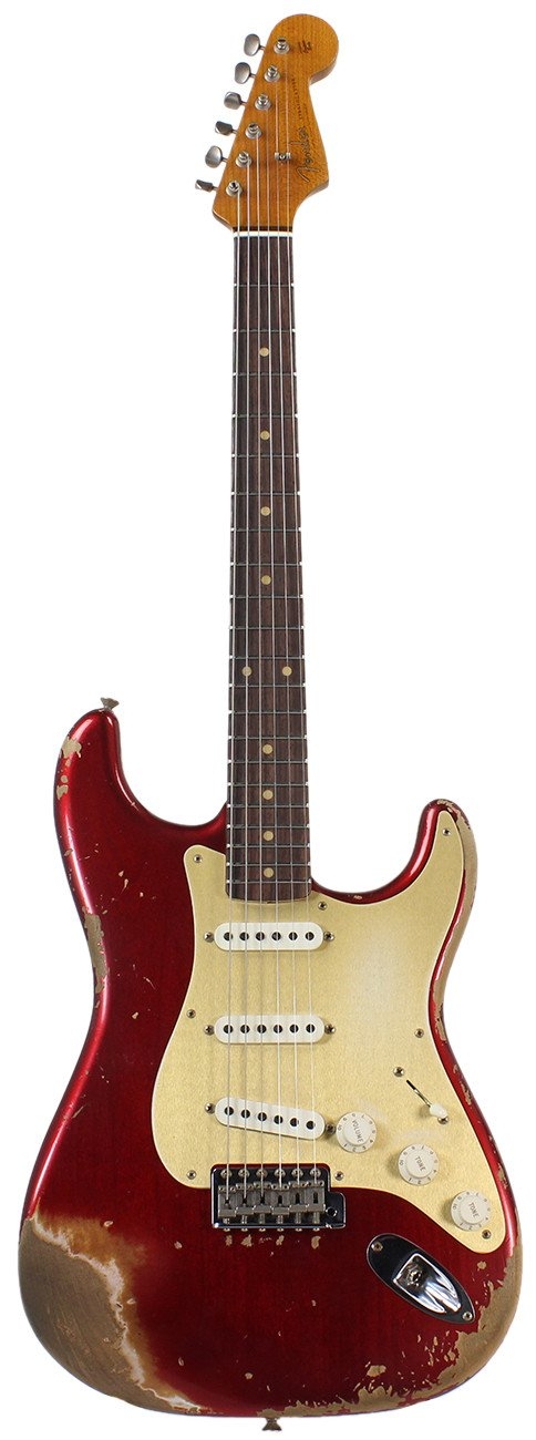 Fender Custom Shop 1959 Heavy Relic Stratocaster - Aged Candy Apple Red - NAMM