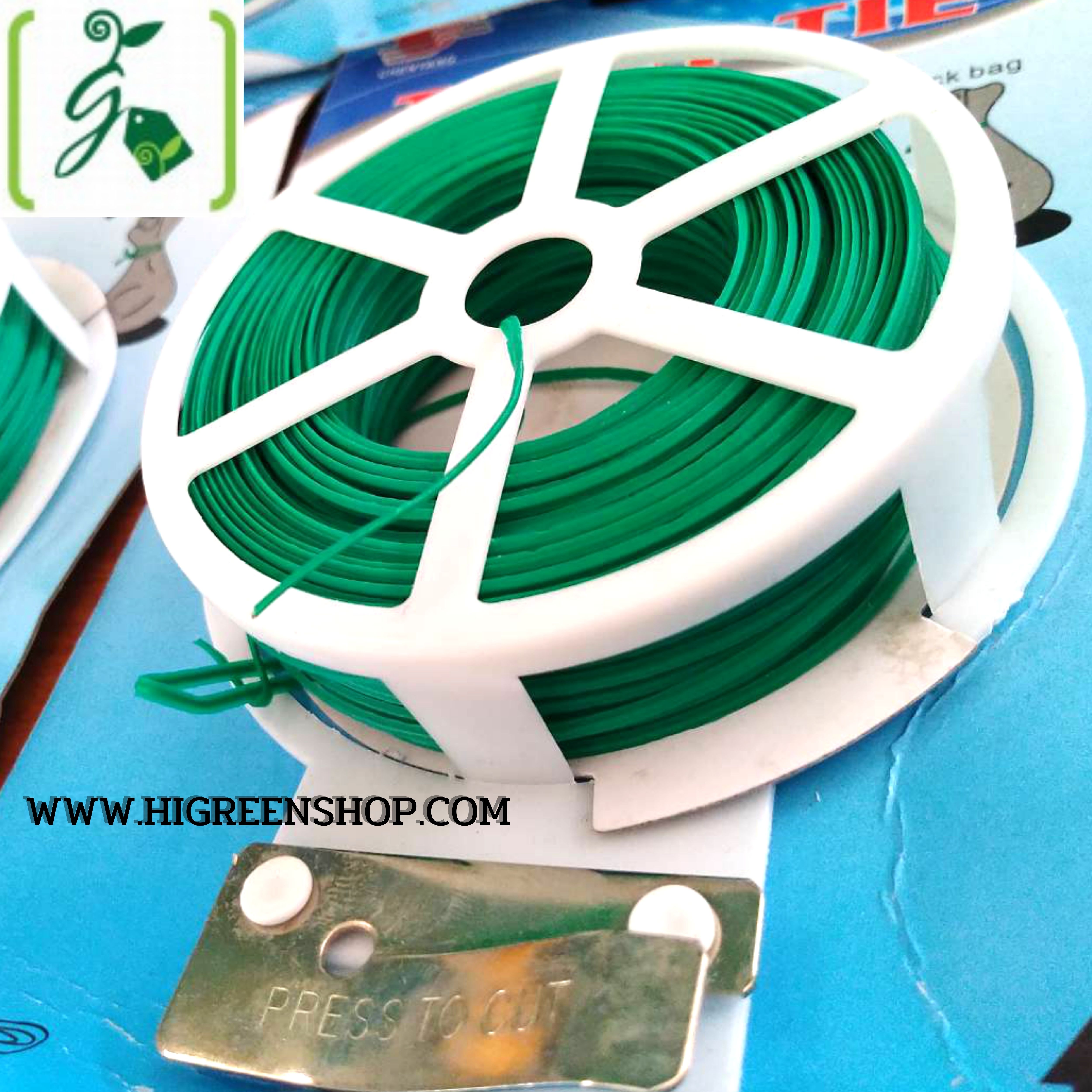 ลวดเขียวดัดอเนกประสงค์ (TWIST TIE) 50 เมตร/ม้วน