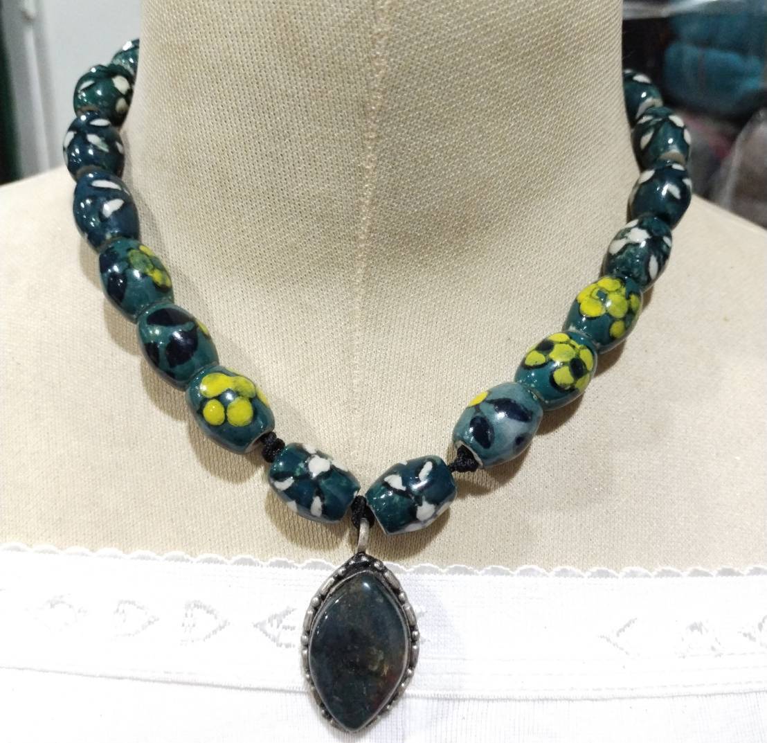 สร้อยคอแฟชั่น เนื้องาน เซรามิก