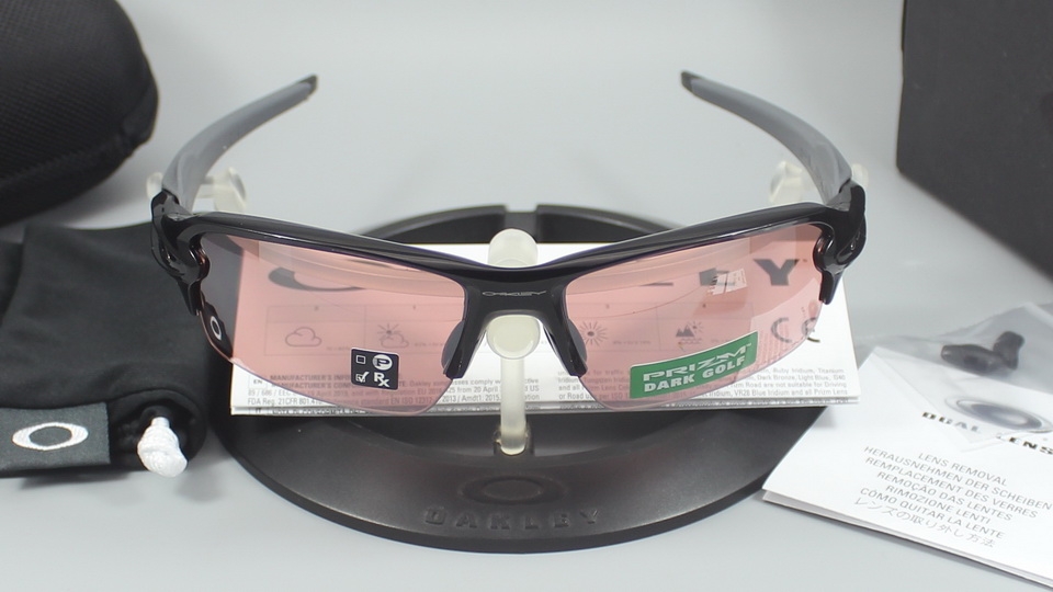 OAKLEY FLAK 2.0 (A) Polished Black w/ Prizm Dark Golf OO9271-3761