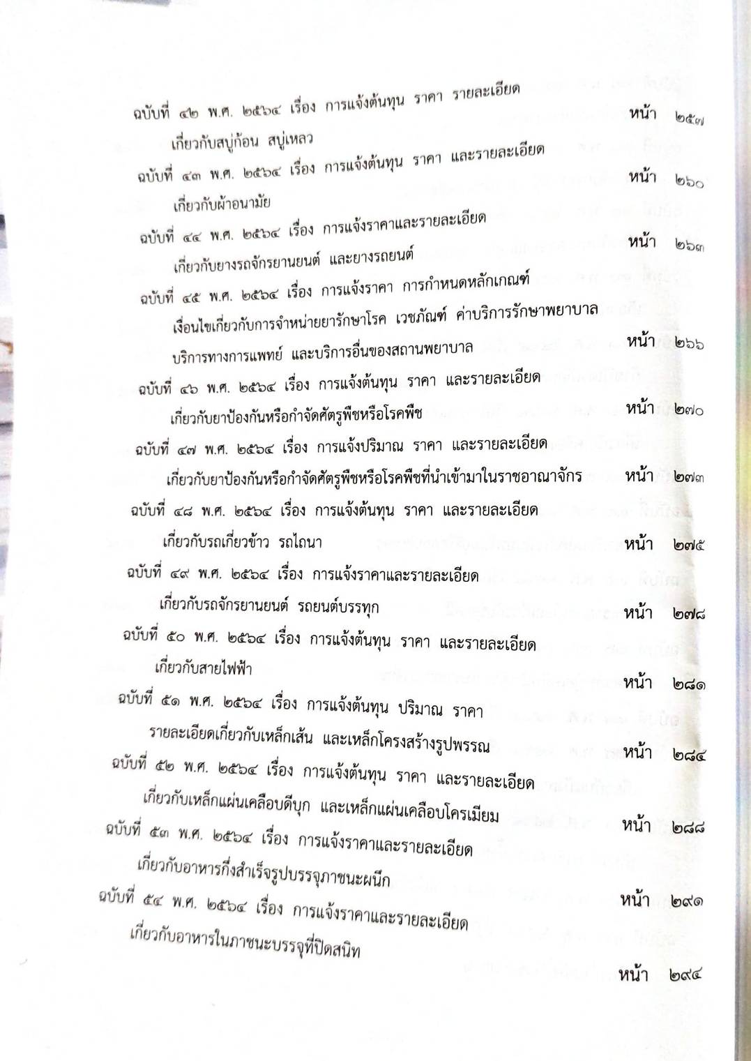 กฎหมายออกใหม่ ตอนที่ 242/64 ระเบียบสำนักงานฯ ว่าด้วยราคาสินค้า ฉ.13-63 ประกาศกิจการพลังงาน หลักเกณฑ์ วิธีการฯ