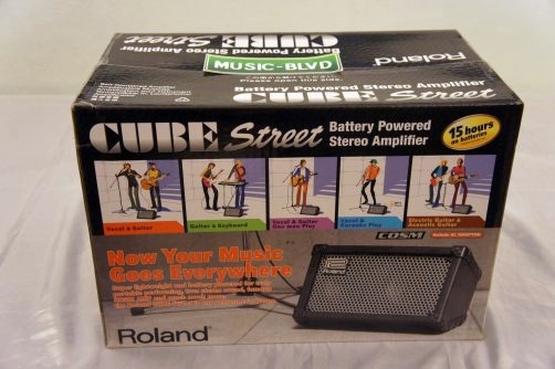 Roland CUBE Street Battery Powered Stereo Guitar Combo Amp Black