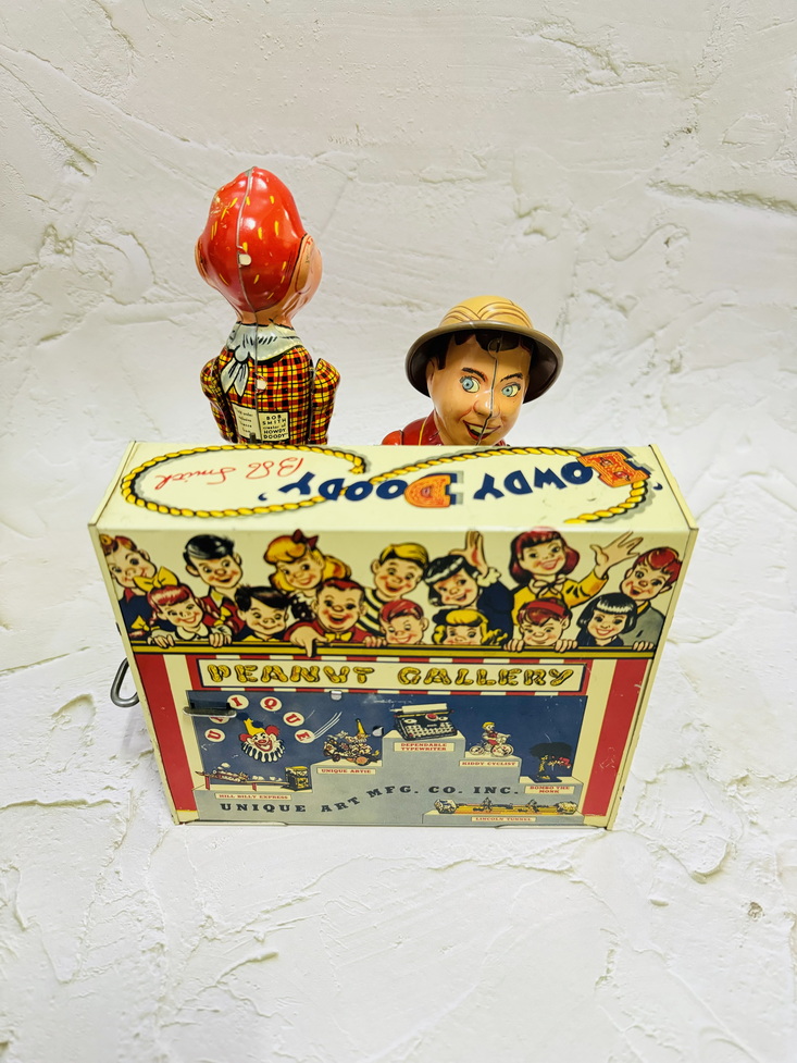 50s Unique Art Howdy Doody Vintage Tin Toy