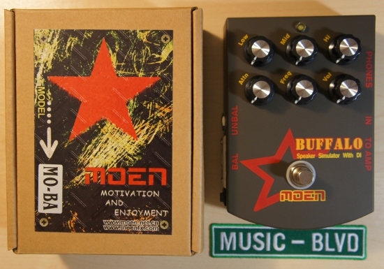 MOEN Buffalo Parametric EQ and Amp Simulator DI Box