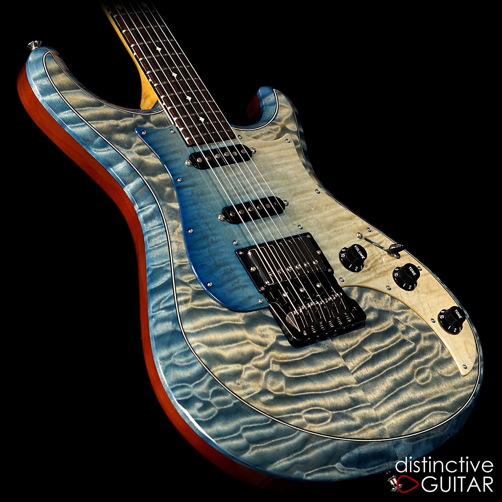Knaggs Severn Tier 2 HSS Winter Solstice - Hand Built Strat w/ Private Stock Grade Top