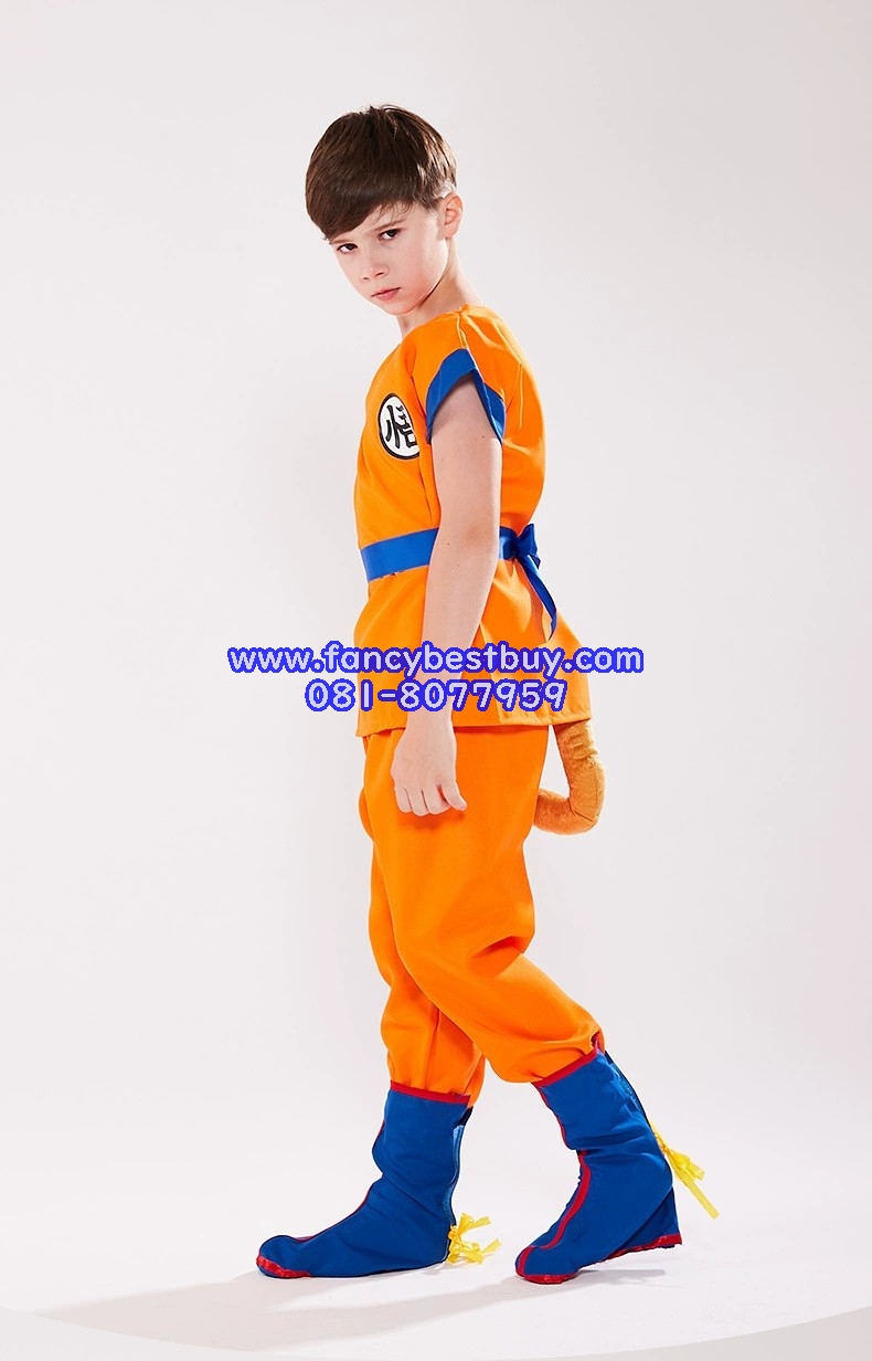 ชุดแฟนซีเด็ก ซุน โกคู จากดราก้อนบอล Dragon Ball มีขนาด 130, 140
