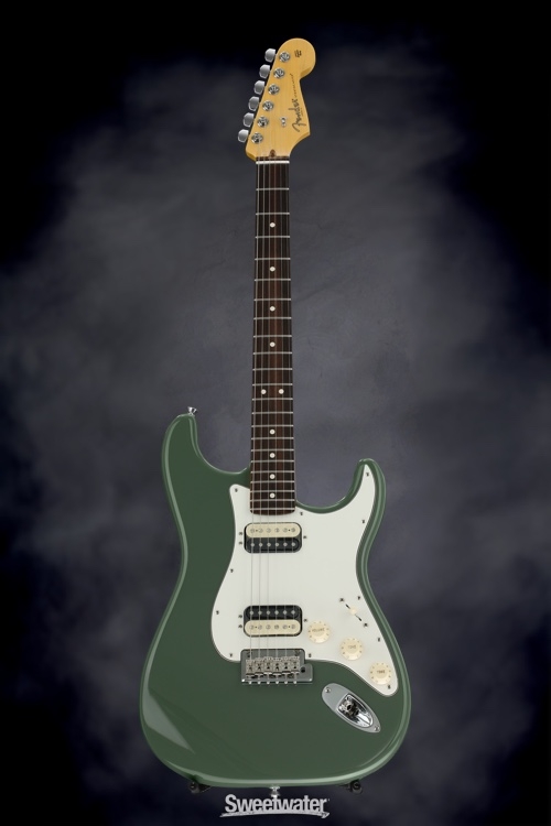 Fender American Professional HH Shawbucker Stratocaster - Antique Olive with Rosewood Fingerboard