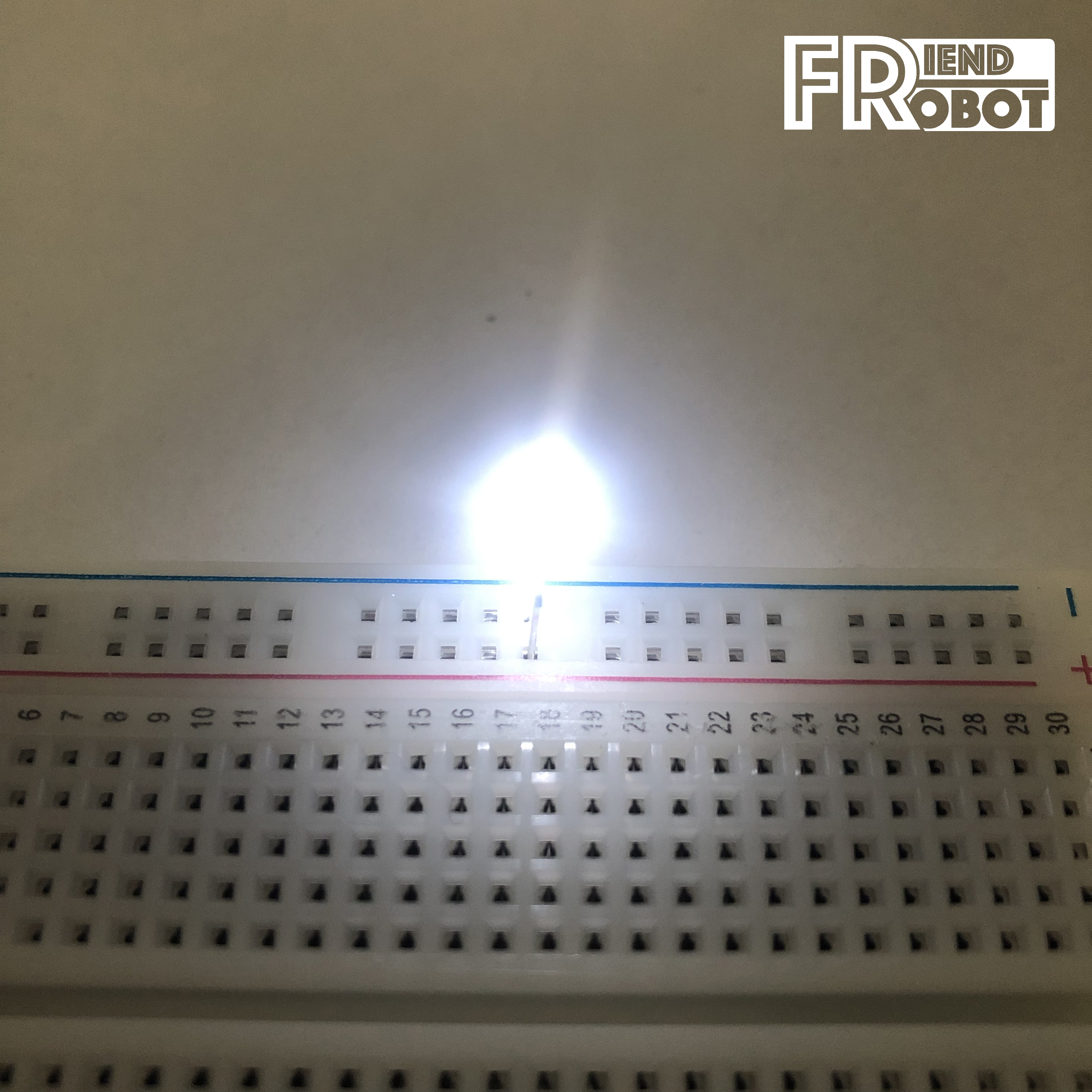 LED 3mm สีขาว