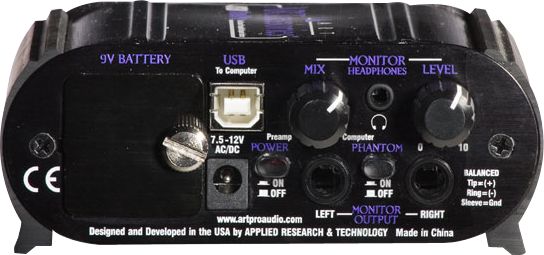 ART USB DUAL PRE 2CH PREAMP W/USB