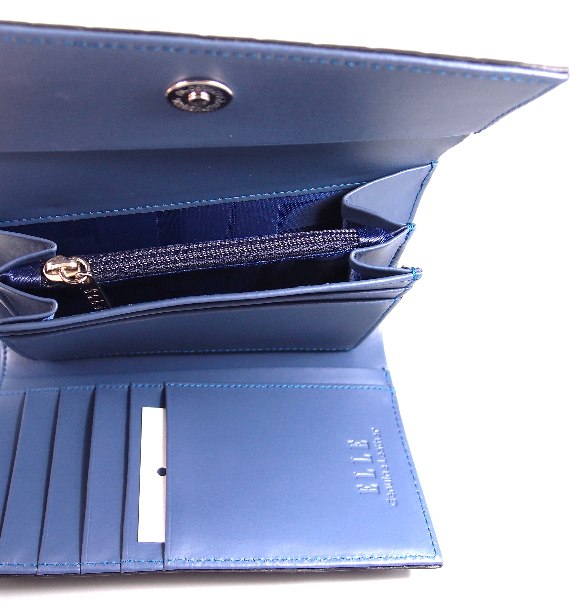 กระเป๋าสตางค์ ELLE คราม ใหม่ แท้