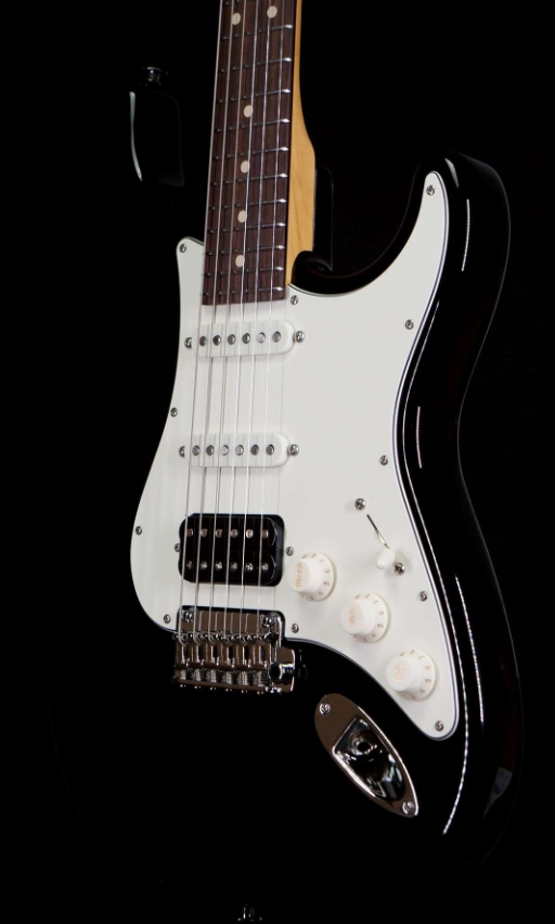 SUHR CLASSIC S HSS QUATER-SAWN MAPLE NECK WITH INDIAN ROSEWOOD BOARD BLACK