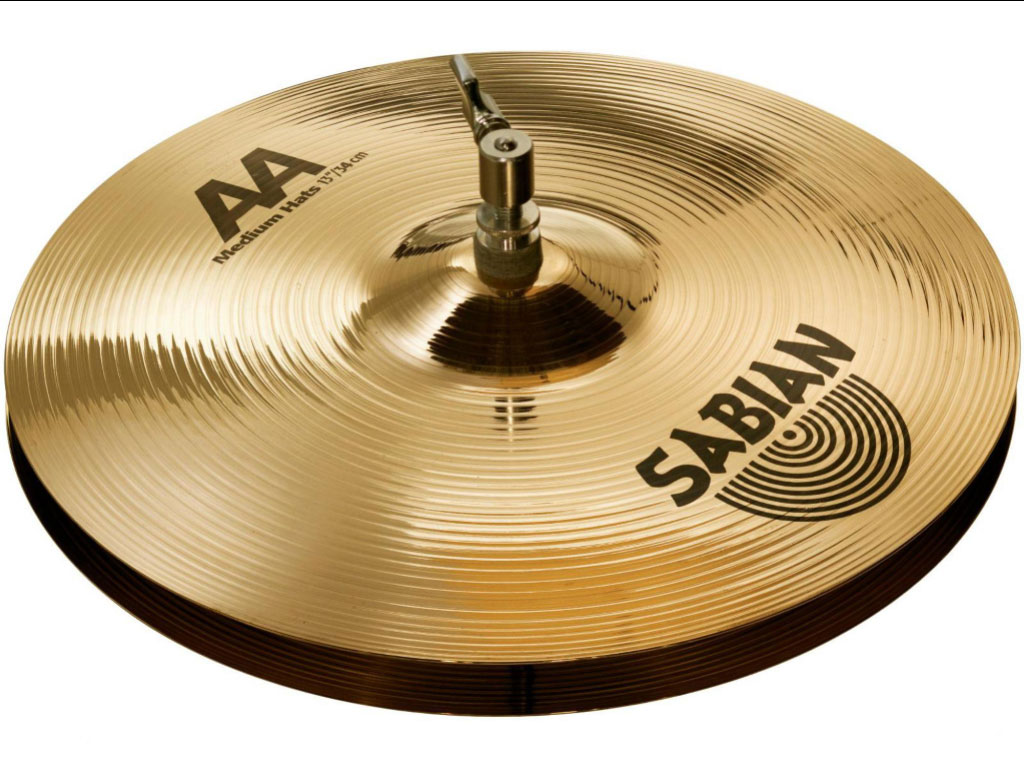 Sabian AA Regular Hats Brilliant Finish 13 Inch