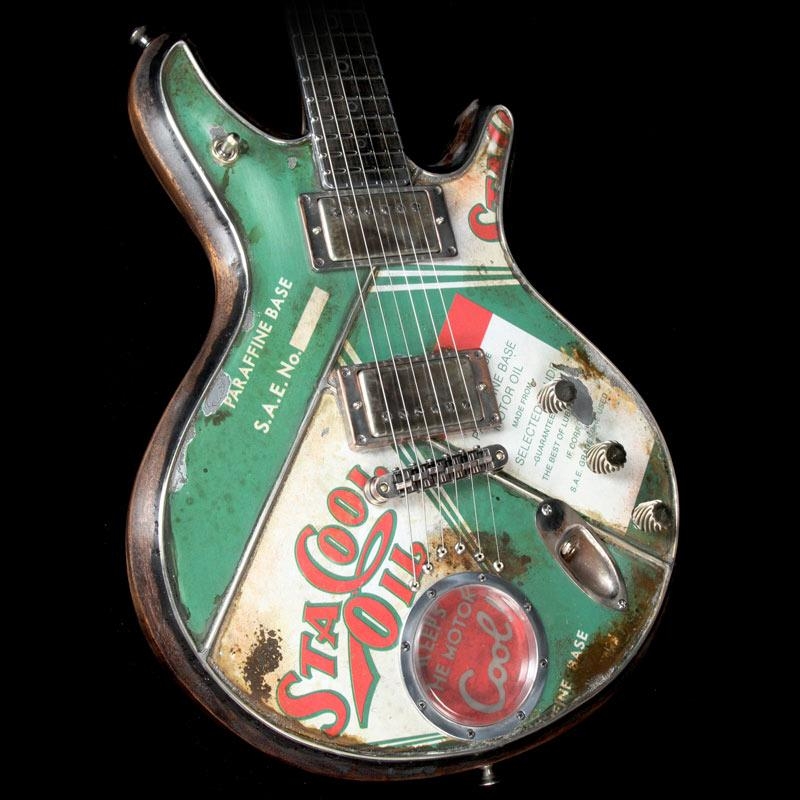 McSwain StaCool SM-1 Electric Guitar - Oil Can Graphic