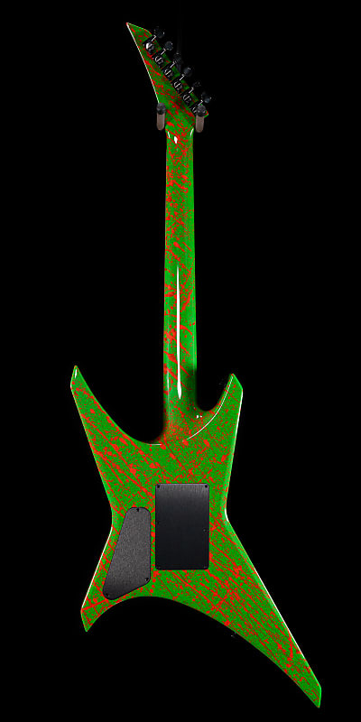 Jackson USA Custom Shop Warrior - Slime Time Splatter