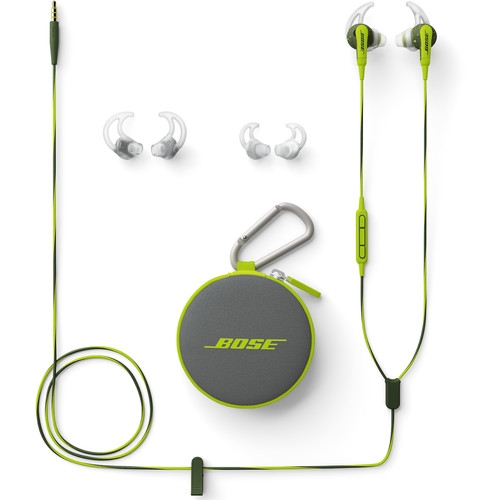 Bose SoundSport In-Ear Headphones-Apple Devices (Energy Green)