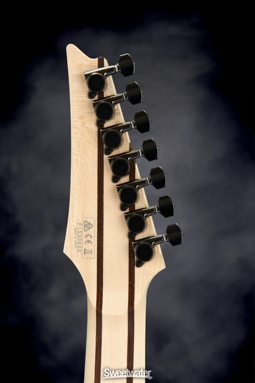 Ibanez RG7 Prestige Limited - Sweetwater Exclusive - Black Haze, Rosewood