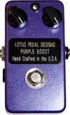 Lotus Pedals Purple Boost Overdrive Pedal
